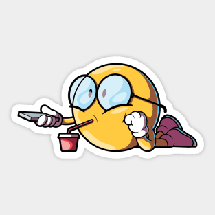 Relaxing Emoji! Sticker